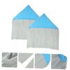 UPKOCH 2-Pack Gray Corner Hideaway Hammocks for Small Pet Cages view 3