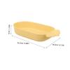 UPKOCH Yellow Plastic Parrot Bathtub with Smooth Edges view 2