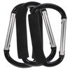 Supvox Black Stroller Hooks, 3-Pack, Aluminum Alloy view 1