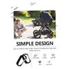 Supvox Black Stroller Hooks, 3-Pack, Aluminum Alloy view 4