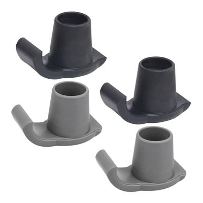 Abaodam 4-Piece Replacement Glides for Folding Walkers, Non-Slip Walker Accessories for Outdoor Use