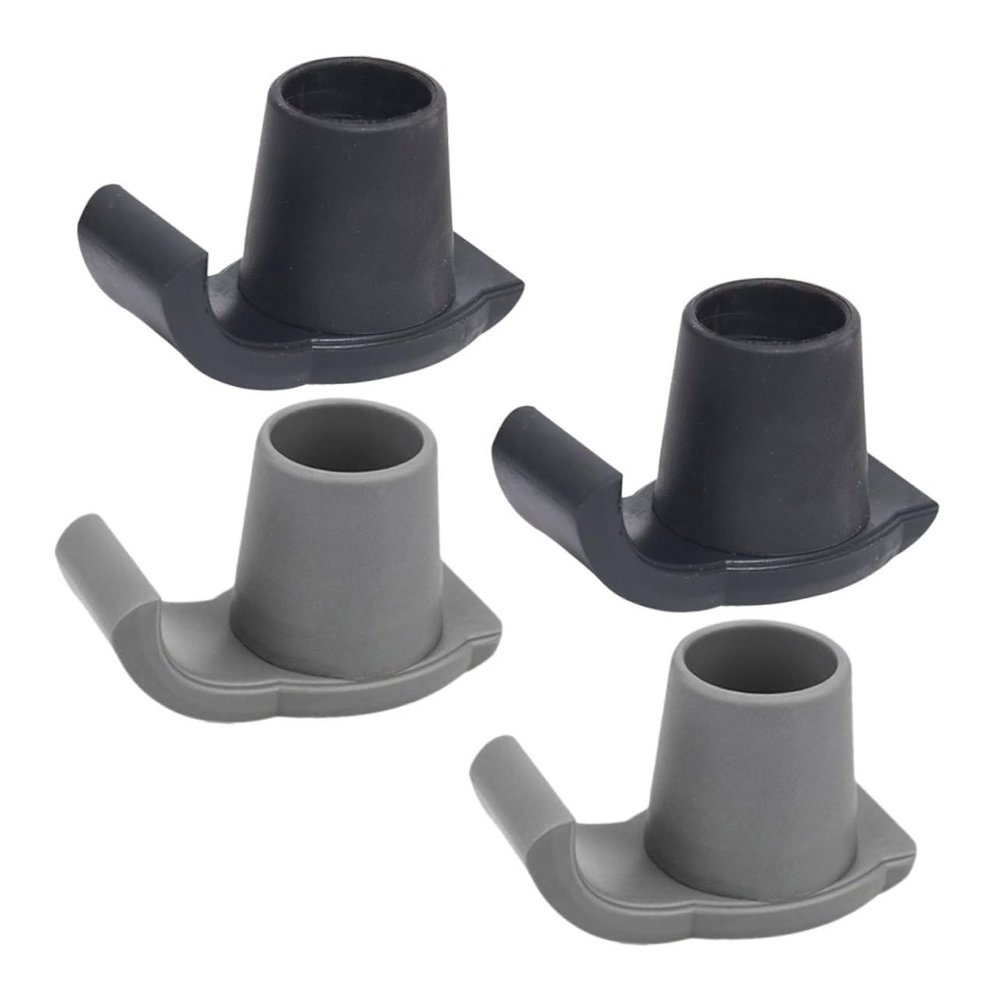 Abaodam 4-Piece Replacement Glides for Folding Walkers, Non-Slip Walker Accessories for Outdoor Use
