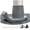 Abaodam 4-Piece Replacement Glides for Folding Walkers, Non-Slip Walker Accessories for Outdoor Use view 3