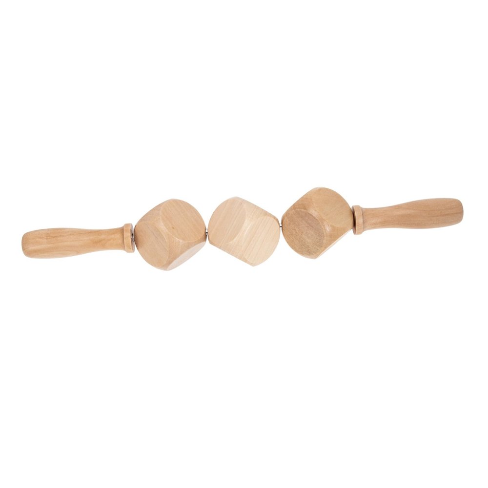 PACKOVE Wooden Massage Stick for Manual Gua Sha