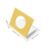 Toddmomy Yellow Photocard Album with Mirrored Design for Idol Cards and Baby Photos view 2