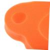 SAFIGLE Non-Slip Foam Baby Bath Mat, Orange, Foldable view 3