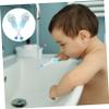 DEARMAMY 2-Pack Toddler Toothbrushes, Bear-Shaped, Soft Silicone Bristles view 3