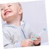 DEARMAMY 2-Pack Toddler Toothbrushes, Bear-Shaped, Soft Silicone Bristles view 4