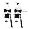 ibasenice 4-Piece Mini Pet Hats and Bowties view 2