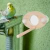 ibasenice Bird Stand with Mirror for Parrots view 4