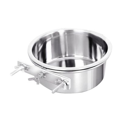 Stainless Steel Dog Bowl for Crates