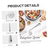 2-Piece Adaptive Stainless Steel Utensil Set with Wide Handles, Silver view 4