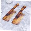 2-Pack Hair Combs with Straight Handle and Wide Teeth, Retro PP view 3