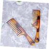 2-Pack Hair Combs with Straight Handle and Wide Teeth, Retro PP view 4