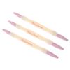 WRITWAA 3-Piece Double-Sided Plastic Nail Files, Portable Washable Cuticle Removers for Home and Salon Manicures view 1