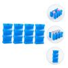 4 Blue Wave-Pattern Cool Packs for Breast Milk view 2