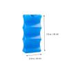 4 Blue Wave-Pattern Cool Packs for Breast Milk view 3