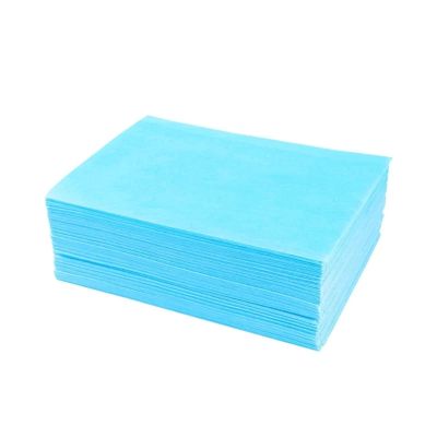 Disposable Bed Sheets for Massage Tables, Nonwoven, Blue, 40 x 70 cm, 100-Pack