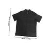 PACKOVE Breathable Hairdressing Apron with Pockets, Black, XL view 2