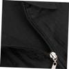 PACKOVE Breathable Hairdressing Apron with Pockets, Black, XL view 3