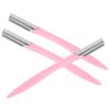 CALLARON 3-Piece Stainless Steel Eyebrow Trimmer Set, Easy to Use and Clean, Random Color view 1