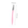 CALLARON 3-Piece Stainless Steel Eyebrow Trimmer Set, Easy to Use and Clean, Random Color view 2