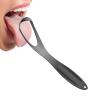 Stainless Steel Tongue Scraper with Ergonomic Handle view 1