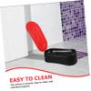 Temporary Plastic Toilet with Lid, Black view 3