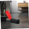 Temporary Plastic Toilet with Lid, Black view 4
