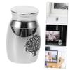 VICASKY Stainless Steel Pet Urn for Dog and Cat Ashes view 3