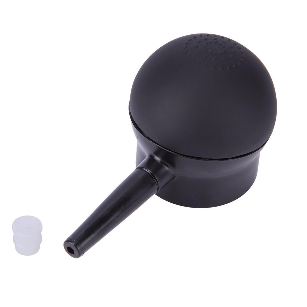 Hair Fiber Applicator Spray Pump, ABS and Silicone, Black