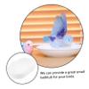 POPETPOP Small Plastic Hanging Bird Baths, 5-Pack view 2