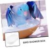 POPETPOP Small Plastic Hanging Bird Baths, 5-Pack view 4