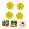 KONTONTY 20-Piece Feeding Flowers for Small Birds, Plastic Outdoor Bird Feeder Accessories view 2