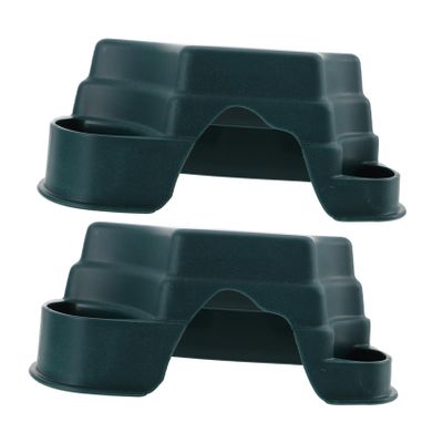 ibasenice Multifunctional Reptile Hide Caves, 2-Piece Set
