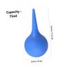 Blue Manual PVC Ear Cleaning Bulb for Ear Care view 2
