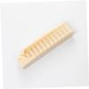 Foldable Plastic Hair Comb, Yellow, 3-Pack view 2