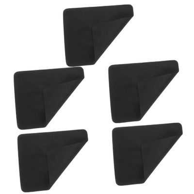 Anneome 5-Piece Suede Eyeglass Cleaning Cloth Set for Scratch-Free Cleaning of Eyeglasses and Camera Lenses
