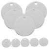 BAZEITFLOW 10 Pack Round Stainless Steel Dog Tag Blanks view 1