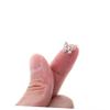 3D Butterfly Nail Decorations, Silver Metal Alloy view 3