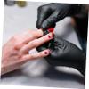 3D Butterfly Nail Decorations, Silver Metal Alloy view 4