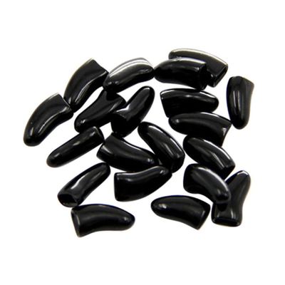 UKCOCO 20 Pack Cat Nail Caps - Black