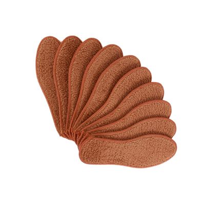 Warm Alpaca Wool Insoles, 5 Pairs, Size 40