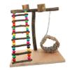 Parrot Training Stand, Tabletop Bird Playground view 1