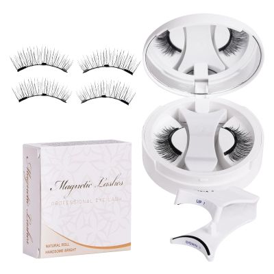 Reusable Magnetic False Eyelashes, Natural Look