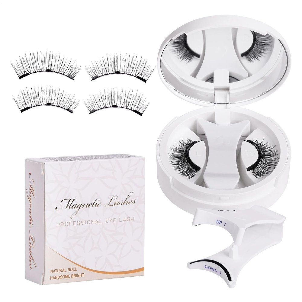 Reusable Magnetic False Eyelashes, Natural Look