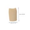 VALICLUD Breathable Split-Toe Protector Caps, Silicone Nylon, Skin-Tone, 2 Pcs view 3