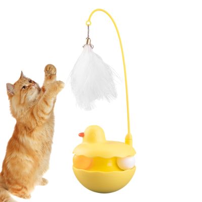 Interactive Duck-Shaped Wand Cat Toy for Fun Play