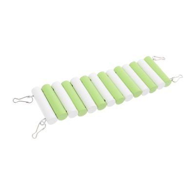 TOYANDONA Wooden Hamster Climbing Bridge Platform, Hanging Bridge Toy for Chinchillas and Small Pets, Fits Cages