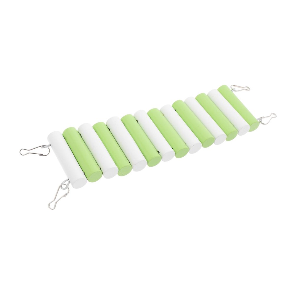 TOYANDONA Wooden Hamster Climbing Bridge Platform, Hanging Bridge Toy for Chinchillas and Small Pets, Fits Cages